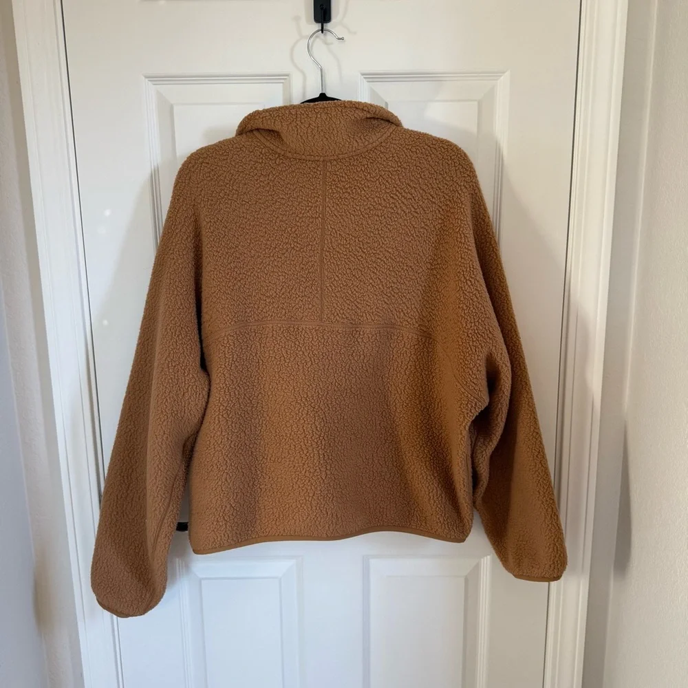 Aritzia Tna Polartec® Thermal Pro™ 1/2 Zip Hi-hip Sweater, L - Picture 2 of 7